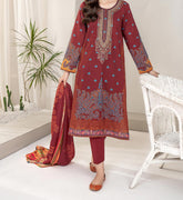 Khaddar 3pc Stitched