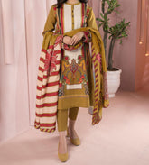 Khaddar 3pc Stitched