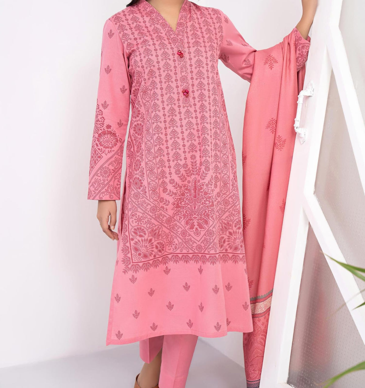 Khaddar 3pc Stitched